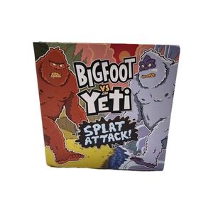BIGFOOT VS YETI - SPLAT ATTACK! Board Game *Box Damage NEW/SEALED/SHIPS INT'L